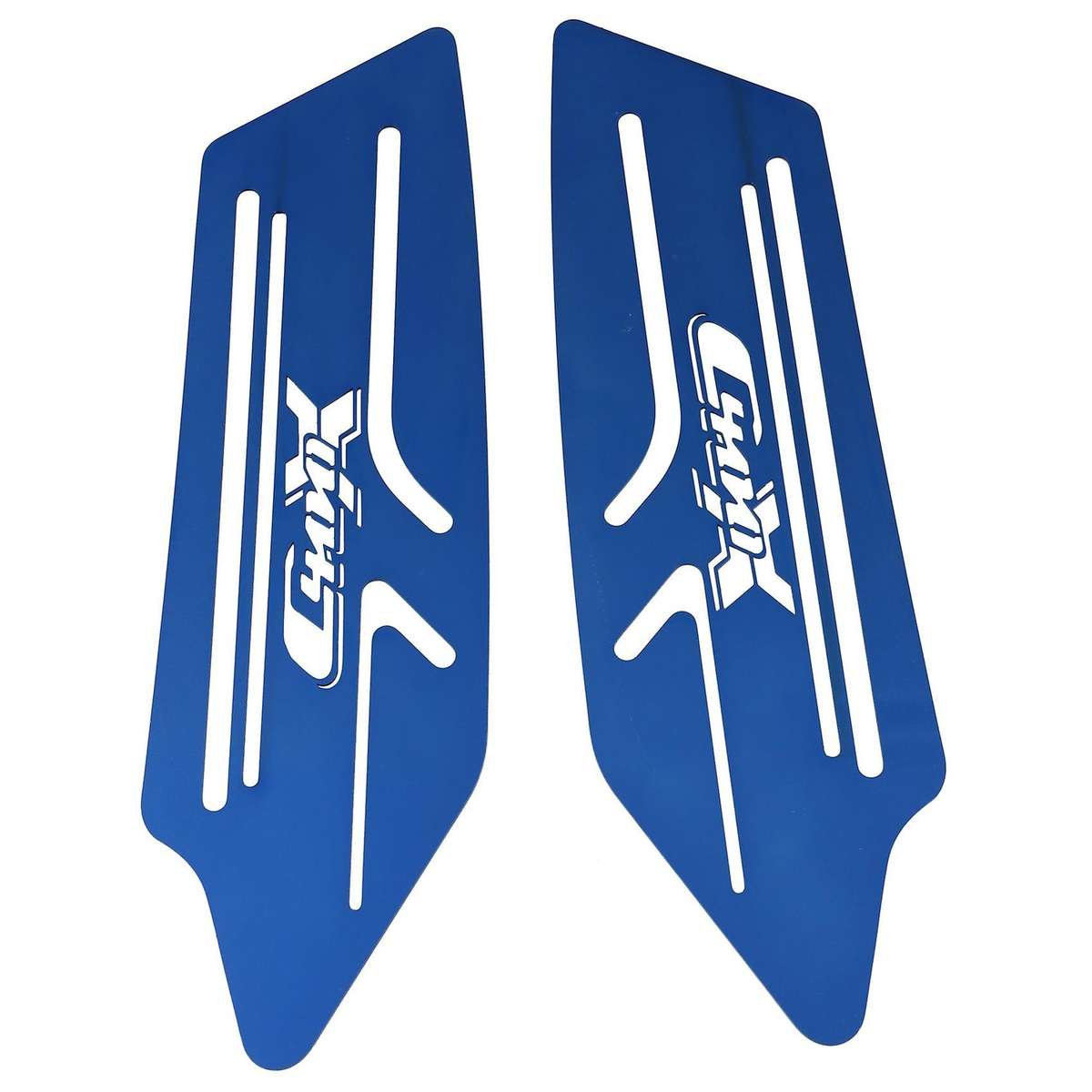 Motorcycle Footboard Steps Motorbike Foot for C400X 2018-2020 C400 C Footrest Pegs Plate Pads(Blue)