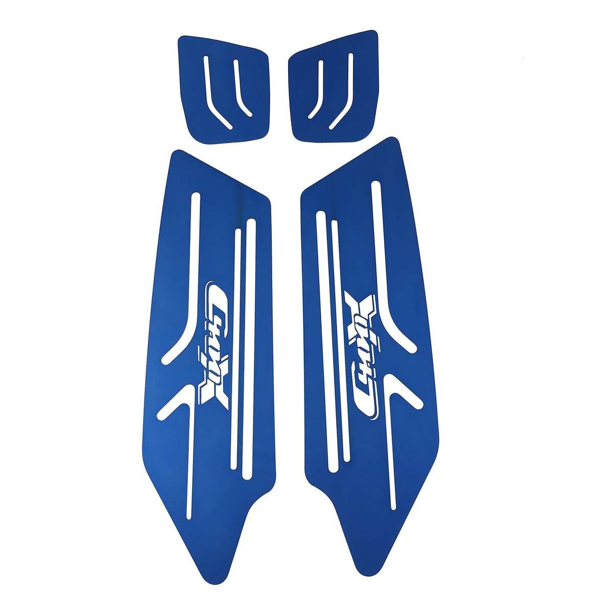 Motorcycle Footboard Steps Motorbike Foot for C400X 2018-2020 C400 C Footrest Pegs Plate Pads(Blue)