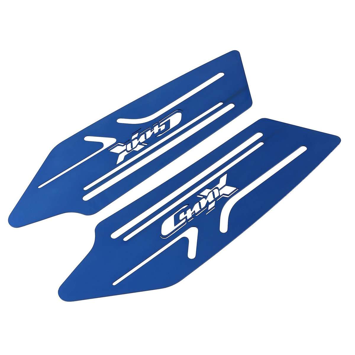 Motorcycle Footboard Steps Motorbike Foot for C400X 2018-2020 C400 C Footrest Pegs Plate Pads(Blue)