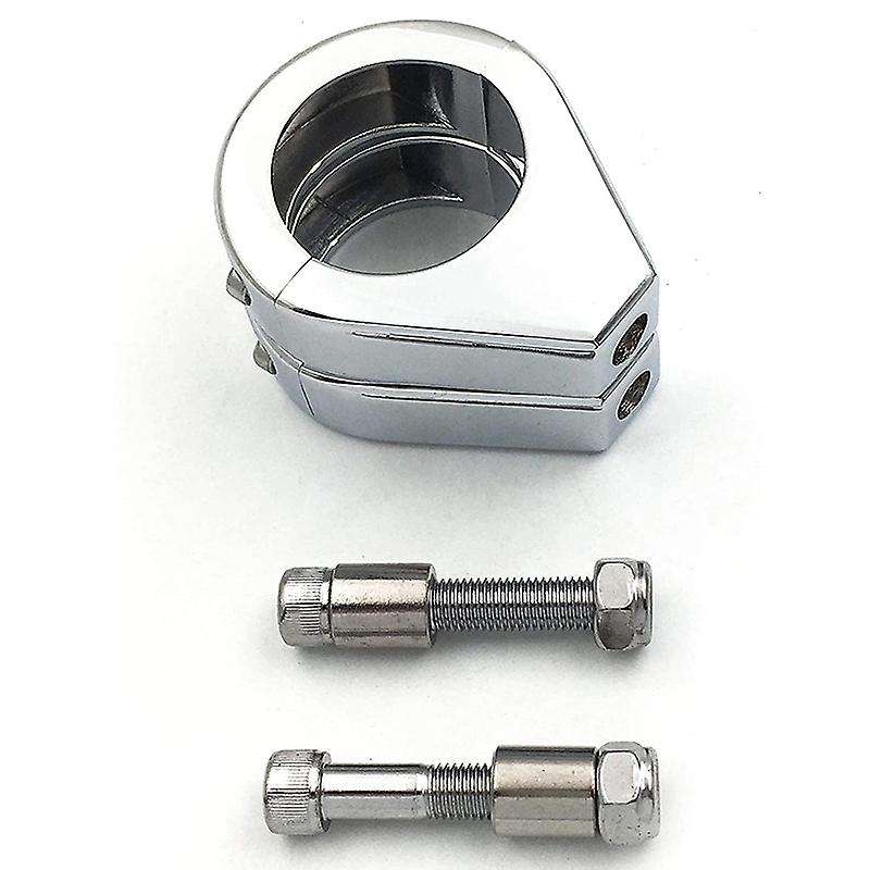 Motorcycle Fork Clamp Turn Signal Clamps for Softail Mount Bracket 39mm Fork Chrome