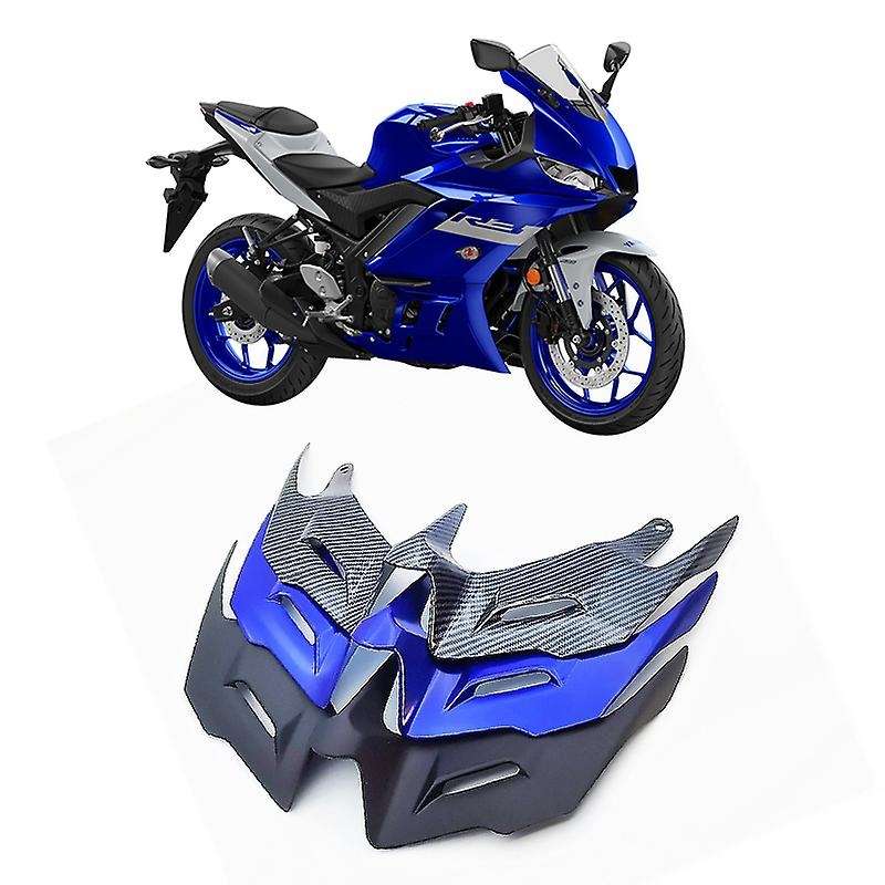 Motorcycle Front Aerodynamic Winglets Windshield Fairing Wing for Yamaha Yzf R3 R25 2014 - 2021 Car