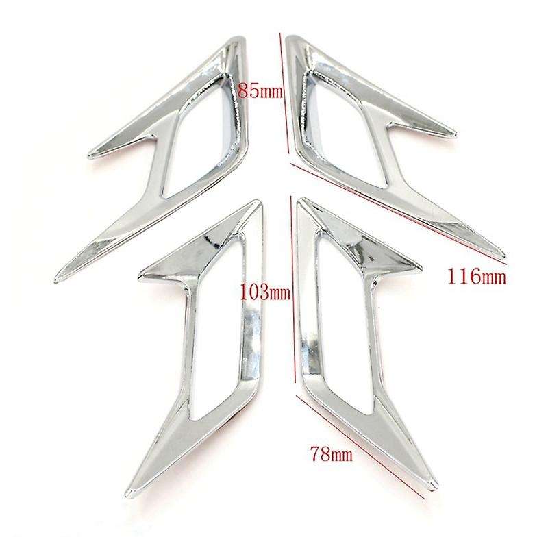 Motorcycle Front Rear Mudguard Vent Trim Case Cover for Goldwing GL1800 2018-2020