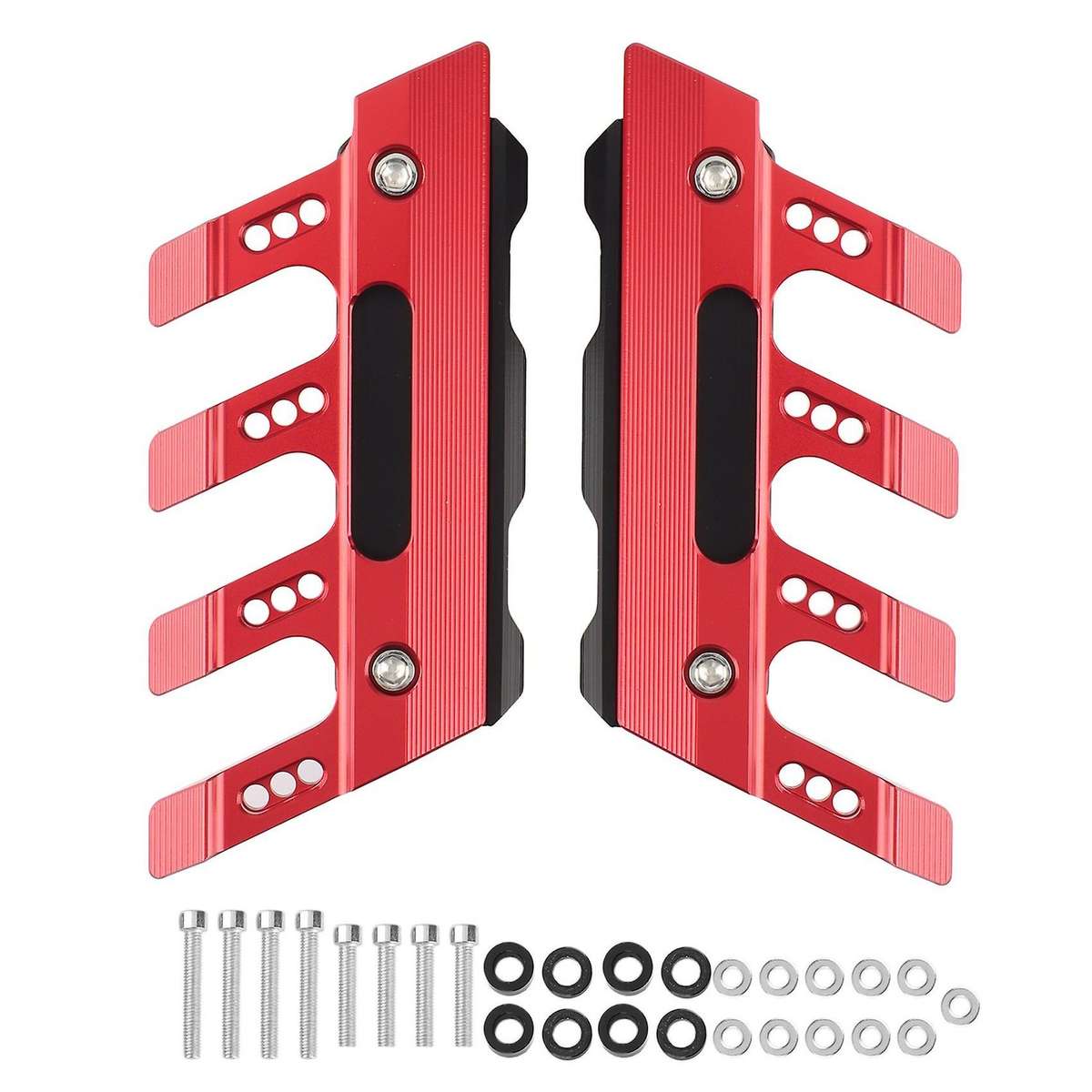 Motorcycle Front Side Protection Guard Mudguard Sliders for- F900XR F900 XR F 900 XR(Red)