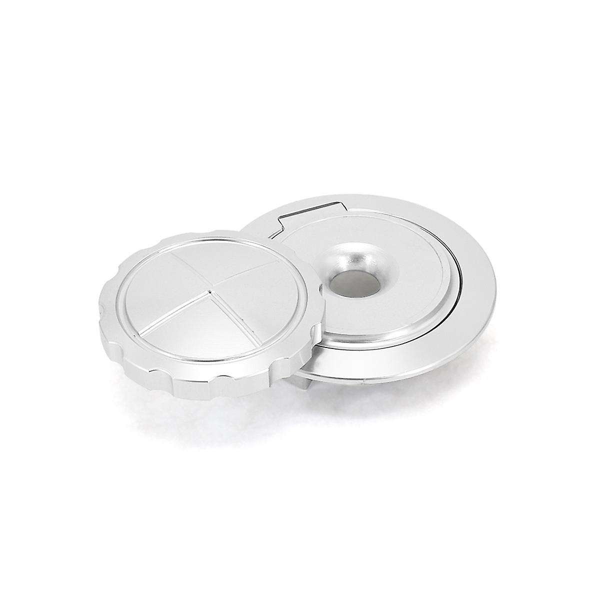 Motorcycle Fuel Tank Cap Cover Guard Protector for R Ninet Pure Rninet R Ninet Urban (silver)