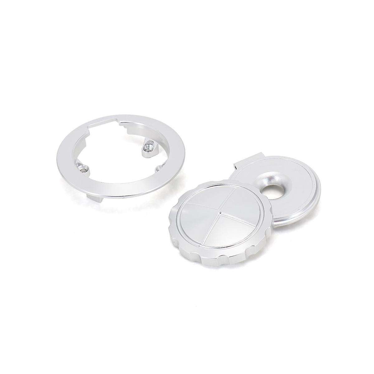 Motorcycle Fuel Tank Cap Cover Guard Protector for R Ninet Pure Rninet R Ninet Urban (silver)
