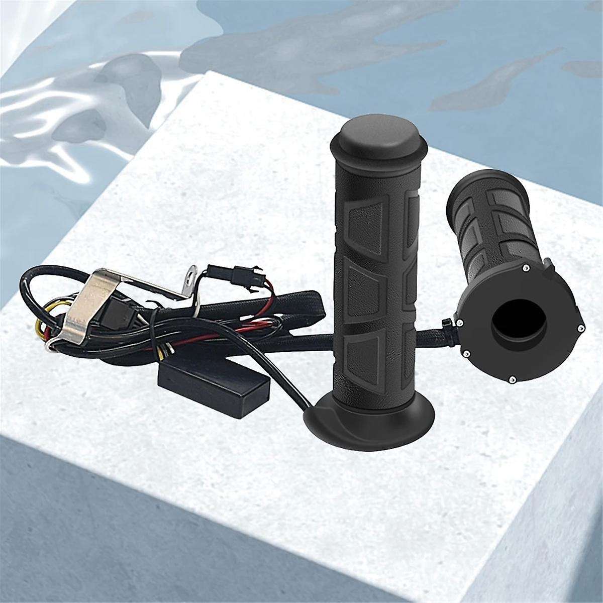 Motorcycle Hand Heated Grips 22mm Hand Heated Grips ATV Warmers Molded Grips Adjustable Temperature