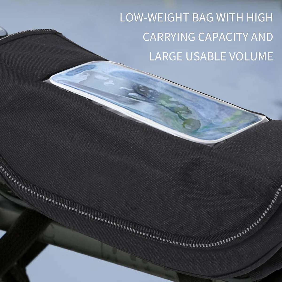 Motorcycle Handlebar Bag Magnetic Tank Bike Saddle Bag