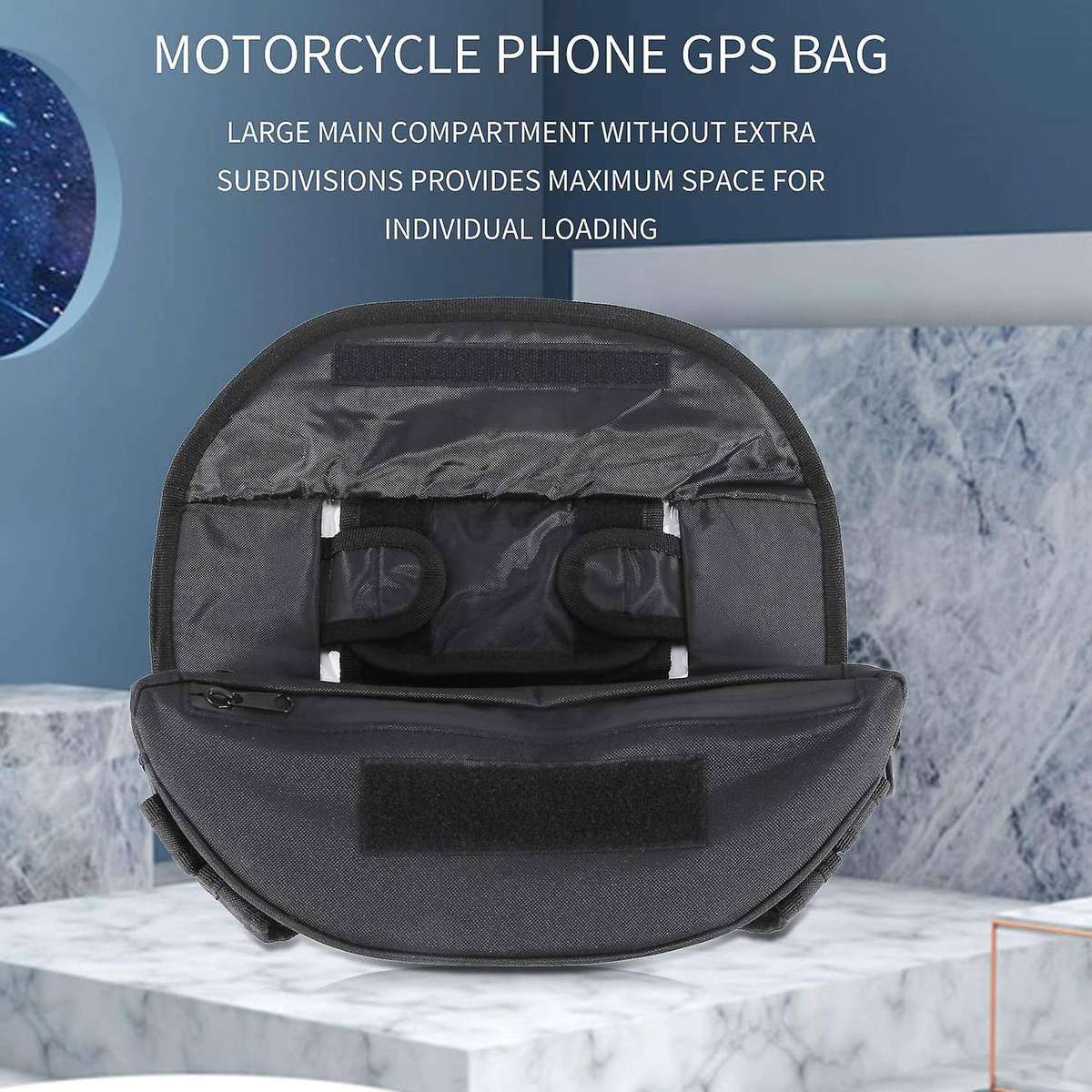 Motorcycle Handlebar Bag Magnetic Tank Bike Saddle Bag