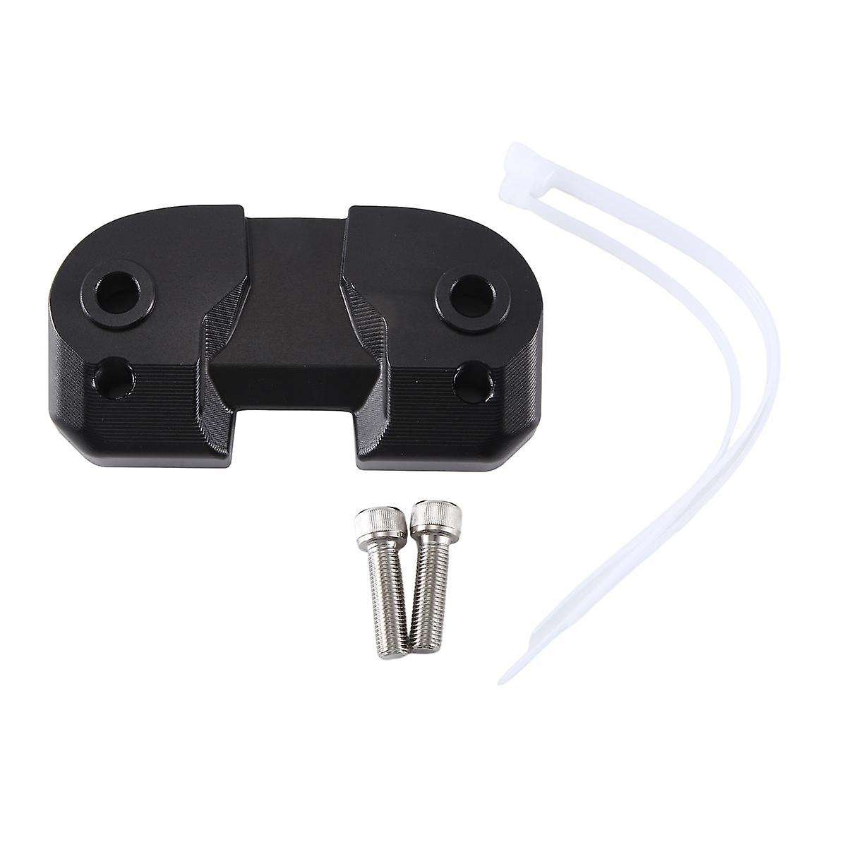 Motorcycle Handlebar Riser Drag Handle Bar Clamp Extend Adapter for Scrambler 400 800 1100(black)