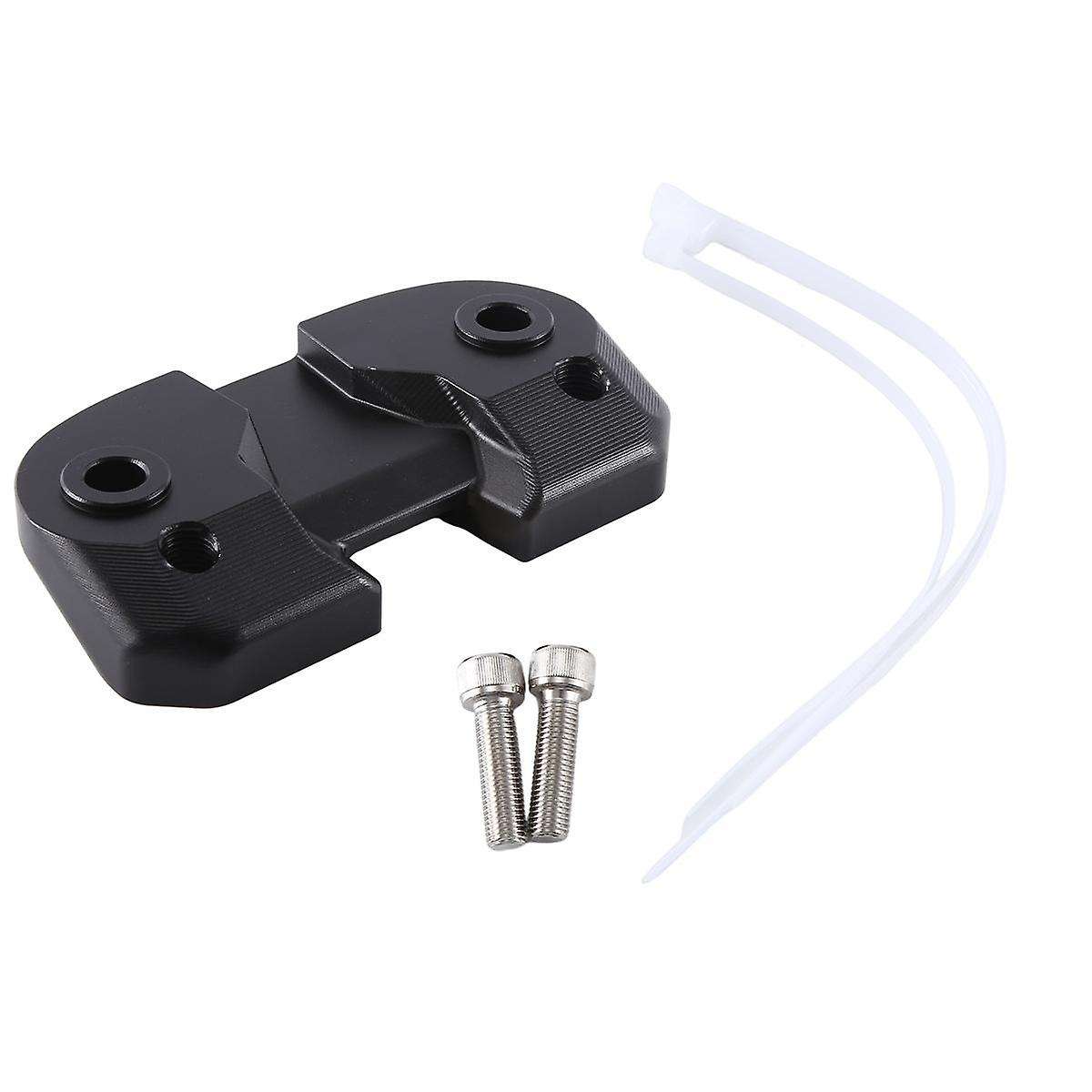 Motorcycle Handlebar Riser Drag Handle Bar Clamp Extend Adapter for Scrambler 400 800 1100(black)