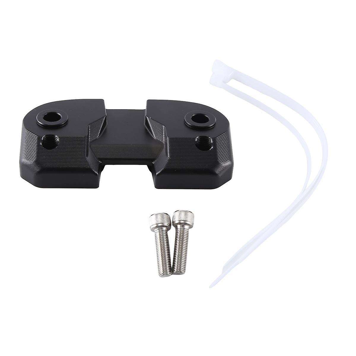 Motorcycle Handlebar Riser Drag Handle Bar Clamp Extend Adapter for Scrambler 400 800 1100(black)