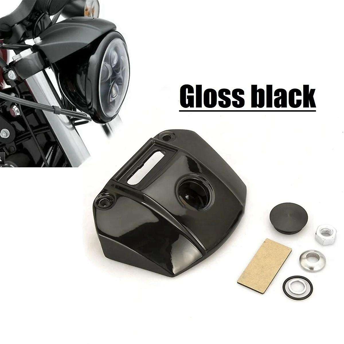 Motorcycle Headlight Black Mount Bracket Cover Headlight Bracket for XL 883 1200 Models