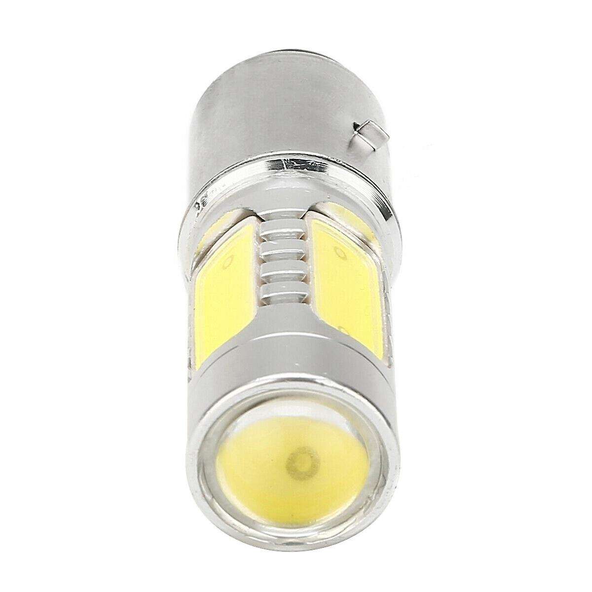 Motorcycle Headlight 12V H6 BA20D 4 COB LED White Bulb Light Suitable for Moped ATV Headlight