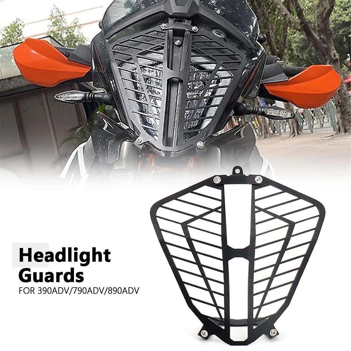 Motorcycle Headlight Guard Protector Head Light Grill Grille Cover for 390 Adventure 790 Adv 890 Adv