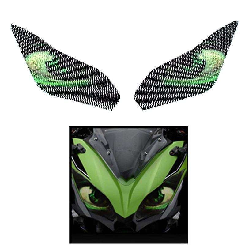 Motorcycle Headlight Protection Sticker Headlights Eye Body Sticker for Ninja650 2017-2019 Versys650