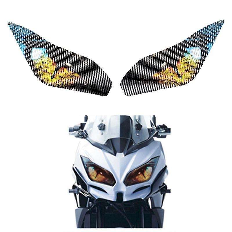 Motorcycle Headlight Protection Sticker Headlights Eye Body Sticker for Ninja650 2017-2019 Versys650