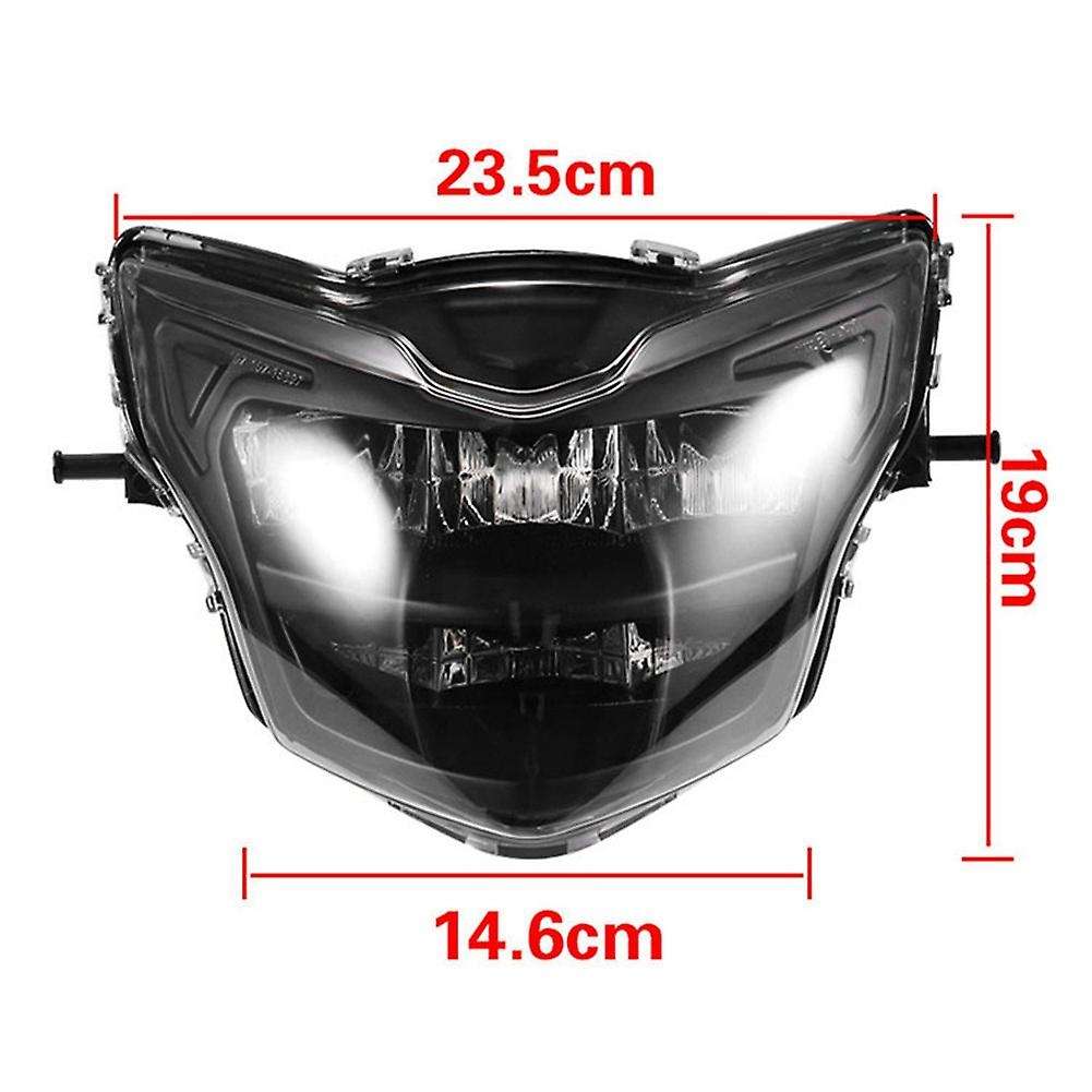 Motorcycle Headlight Transparent Front Lamp Head Light Lamp Socket