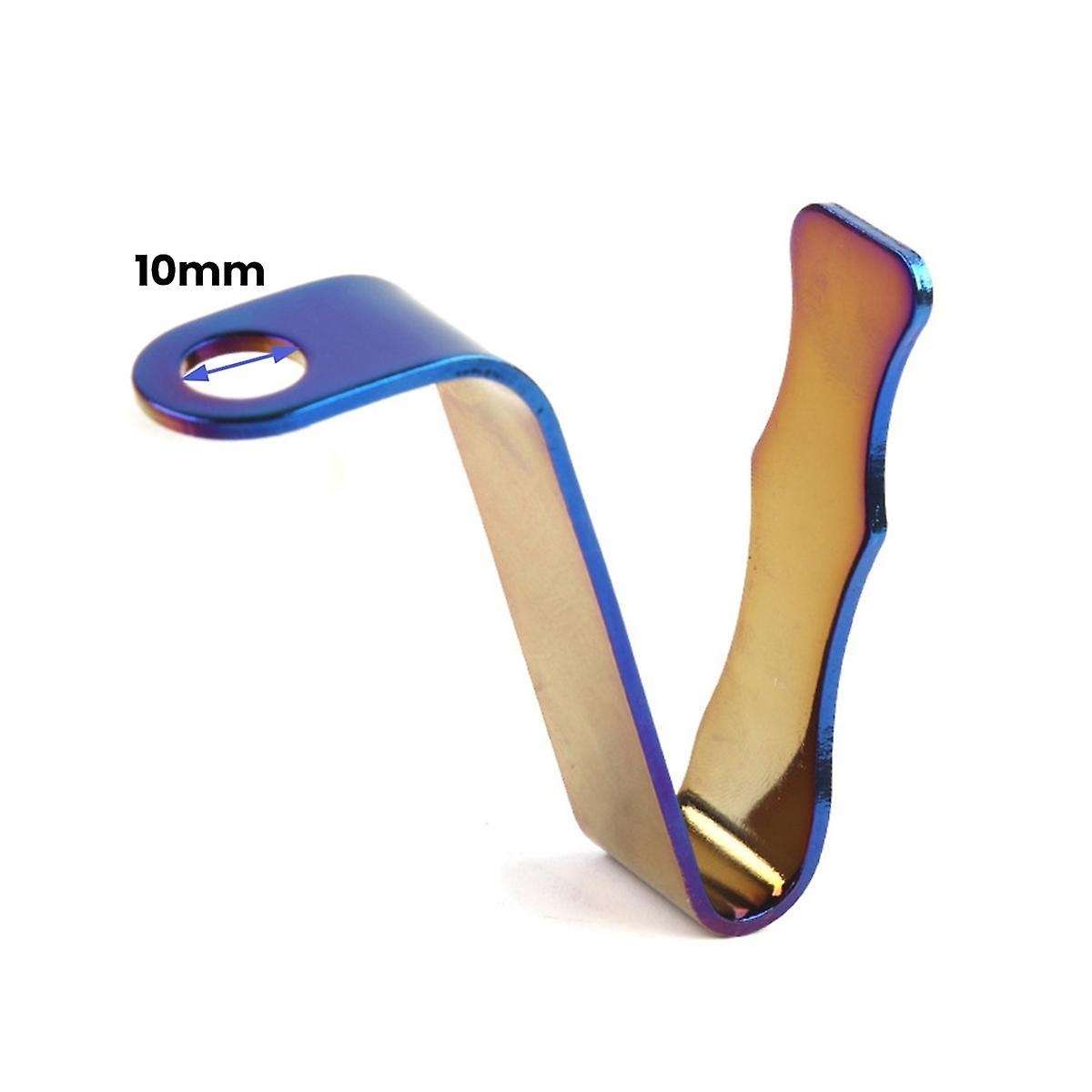 Motorcycle Helmet 10mm Holes Big Hook Universal Stainless Steel Color Titanium Motorcycle Hook Conv