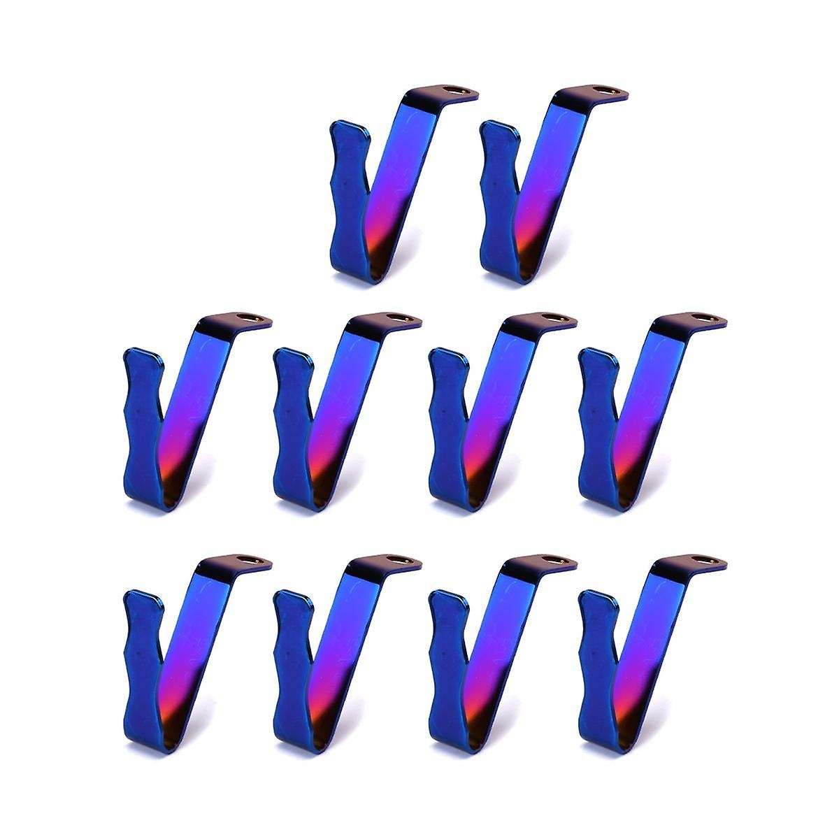 Motorcycle Helmet 10mm Holes Big Hook Universal Stainless Steel Color Titanium Motorcycle Hook Conv