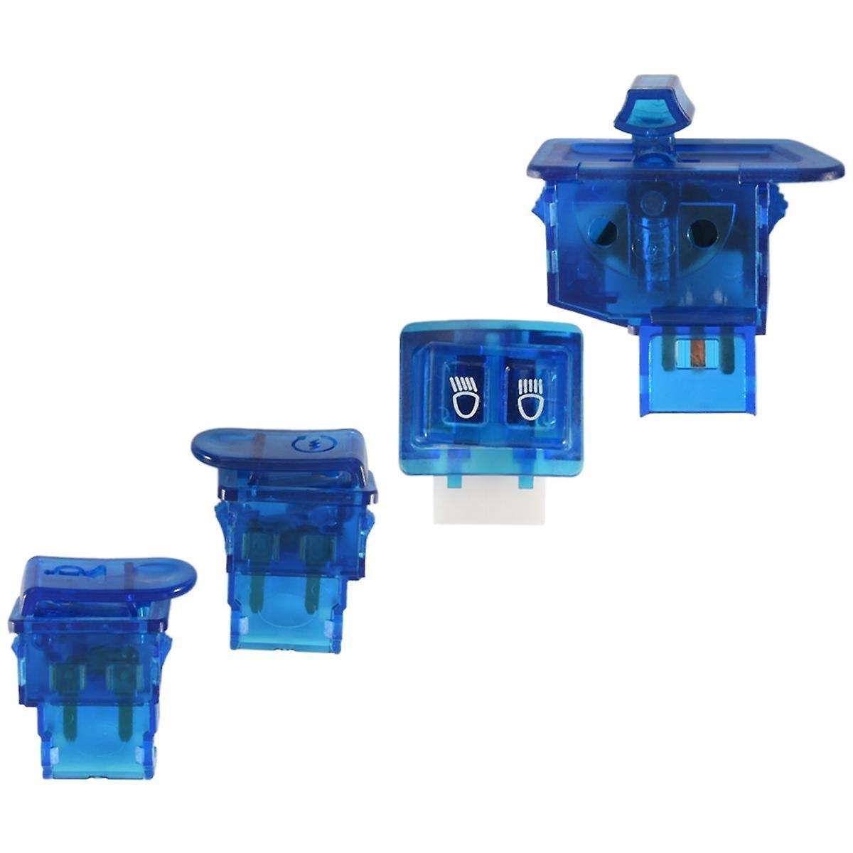 Motorcycle Horn Switch Button Turn Signal Switch Button Start Button for AF27 AF28 AF34 AF35 Blue