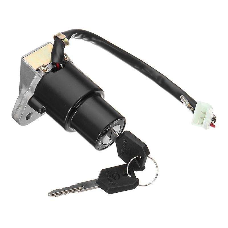 Motorcycle Ignition Switch Lock Assembly 3-Pin with Keys Fit for DT 125 R/TZR 250/ 350/ 600