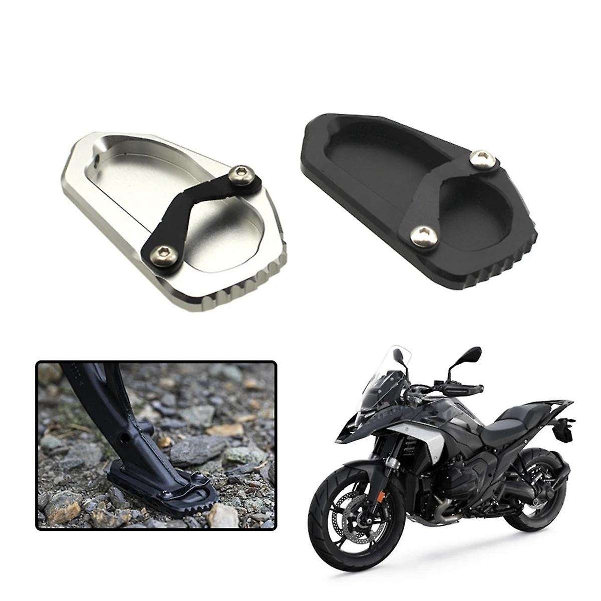 Motorcycle Kickstand Foot Side Stand Extension Pad Support Plate for R1300GS ADV Adventure GS1300 2
