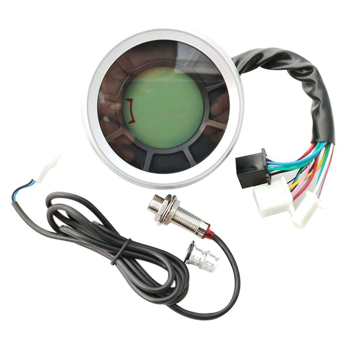 Motorcycle LCD Instrument Universal LCD Digital Speedometer Odometer Cylinder Gear Odometer Tachome