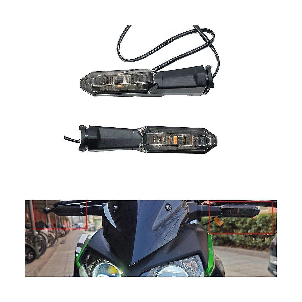 Motorcycle LED Front and Rear Turn Signal Light for Z650 Z900 Z1000Sx Ninja400 650 Indicator Light B