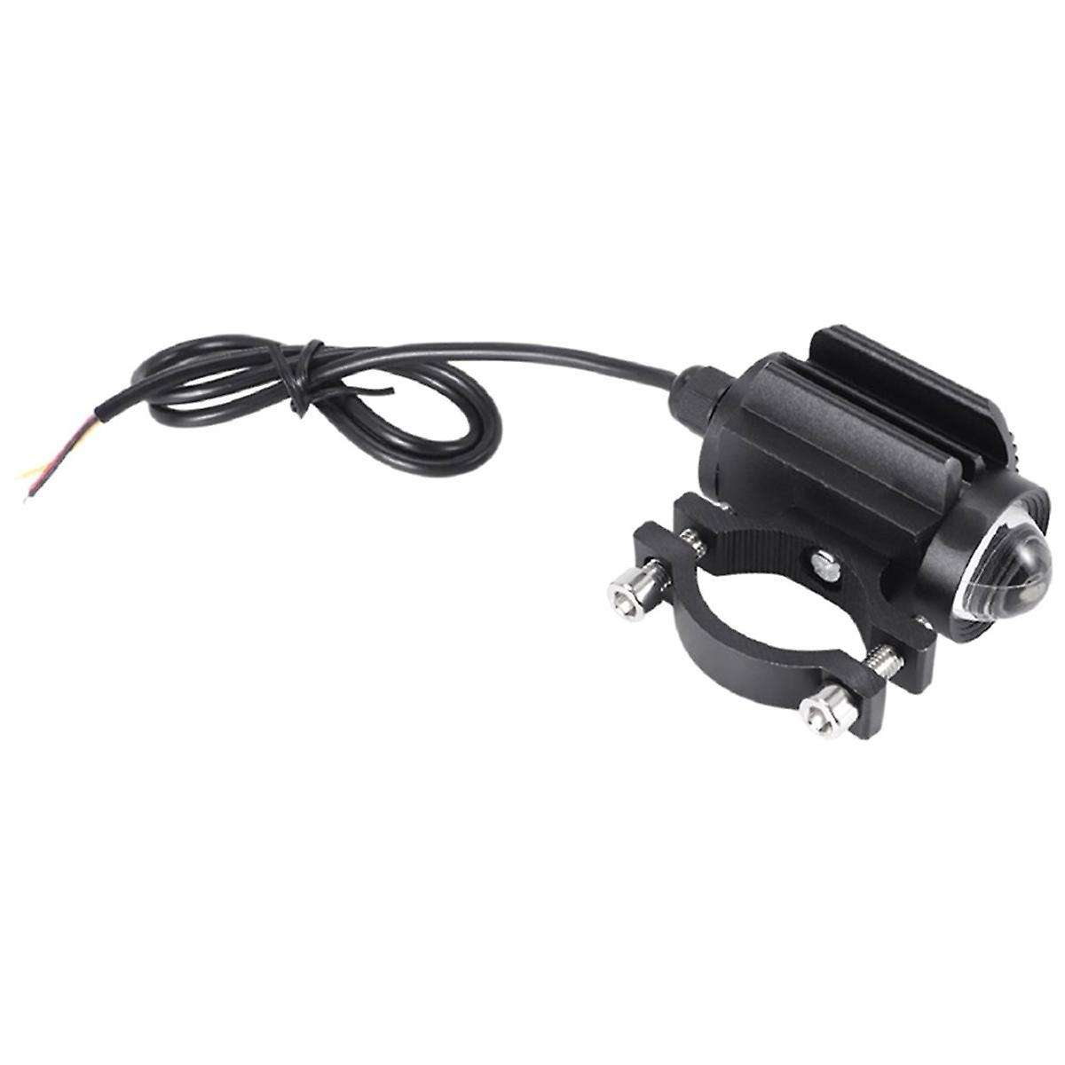 Motorcycle Led Headlight Projector Lens Dual Color Car Atv Mini Fog Light Auxiliary Spotlight for Sc