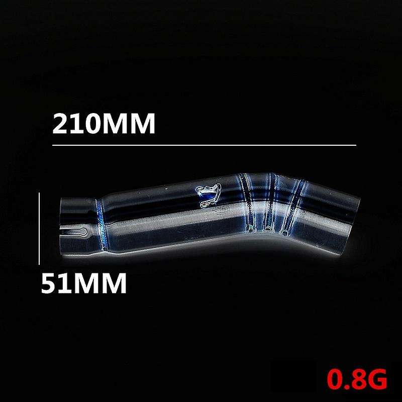 Motorcycle Middle Pipe Link Pipe Exhaust Slip-on Section for CBR500 without Exhaust Muffler