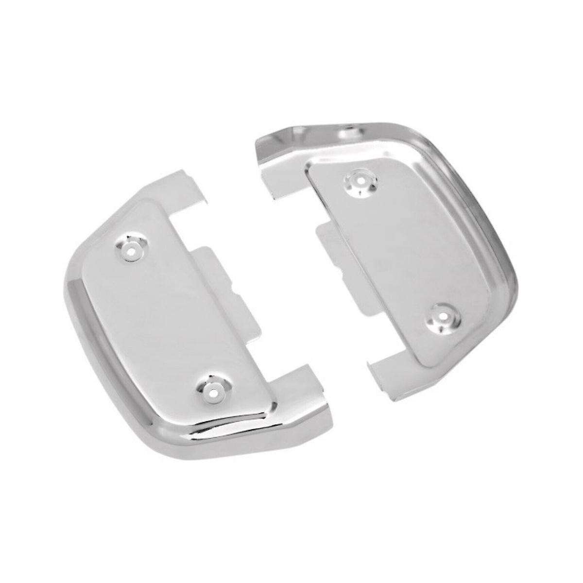 Motorcycle Passenger Footboard Covers for Glide Street Glide Road Ultra Softail Chrome D-shaped Foo