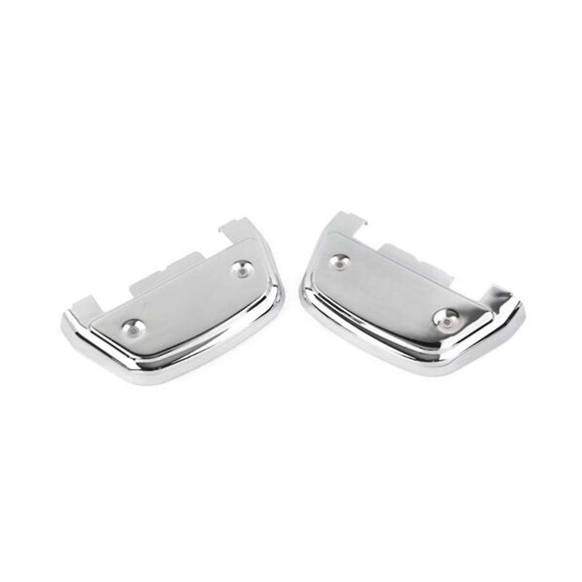 Motorcycle Passenger Footboard Covers for Glide Street Glide Road Ultra Softail Chrome D-shaped Foo