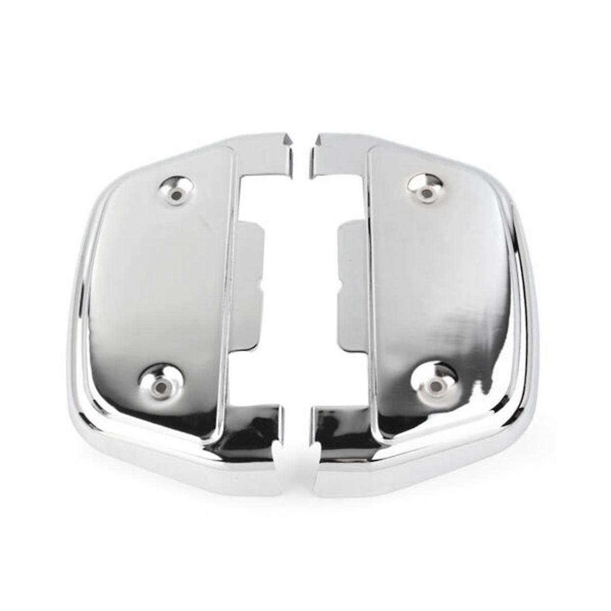 Motorcycle Passenger Footboard Covers for Glide Street Glide Road Ultra Softail Chrome D-shaped Foo