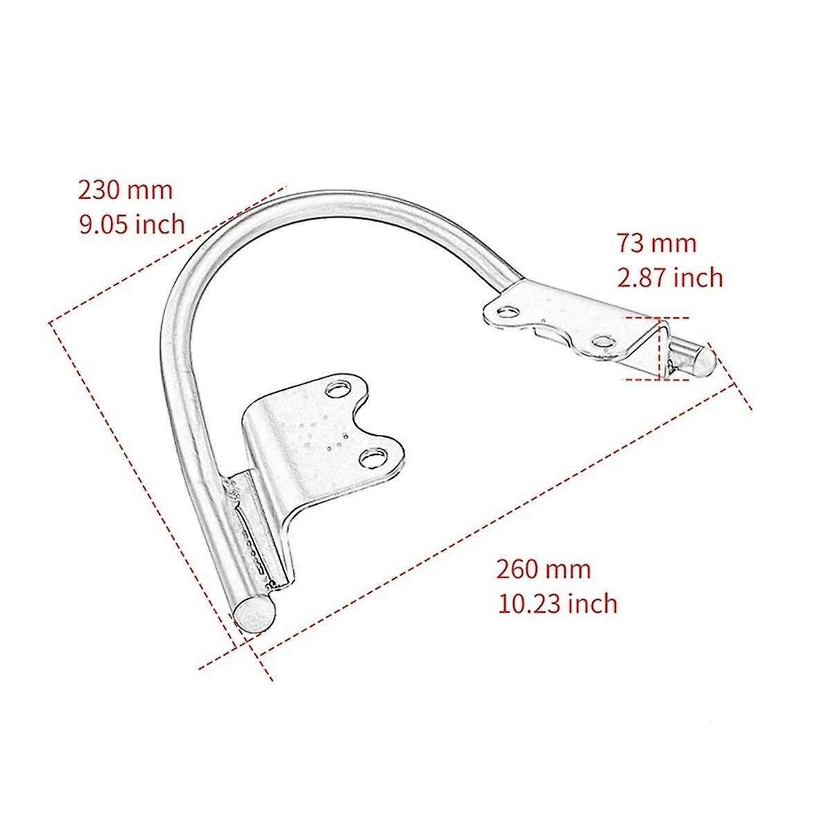 Motorcycle Passenger Rear Grab Handles Seat Armrest Handle Rail Grab Bar Luggage Rack for Speed Twi