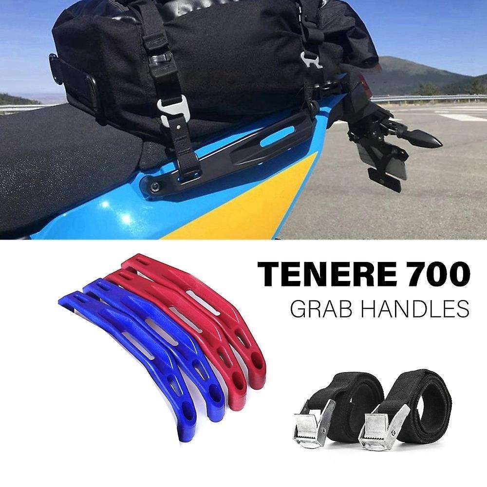 Motorcycle Passenger Rear Seat Handle Seat Handle Lever Rail with 700 Tenere700 XT700Z Blue