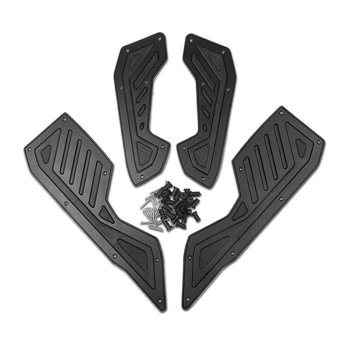 Motorcycle Pedal Foot Steps for NMAX155 2020-2021 Footrest Plate Pads Black