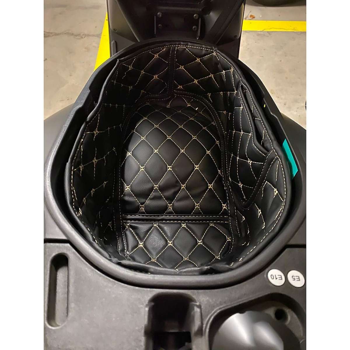 Motorcycle PU Rear Trunk Cargo Liner Protector Seat Bucket Pad for (Italy) GTS300 Accessories