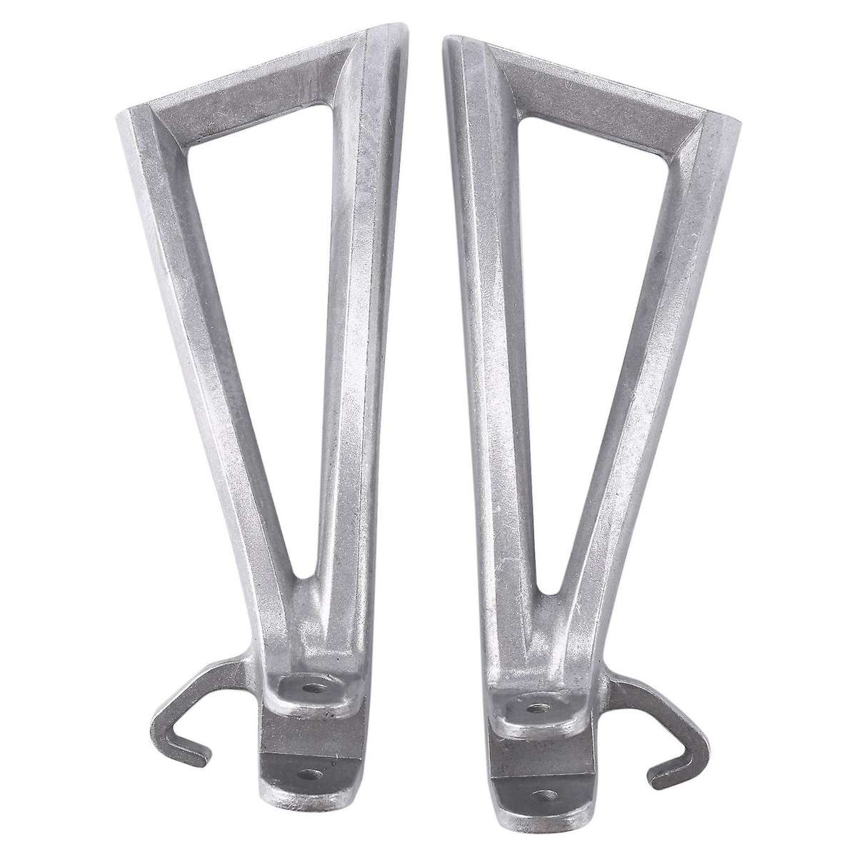 Motorcycle Rear Passenger Footrest Foot Pegs Bracket Set for YZF-R6 2006-2017,Silver