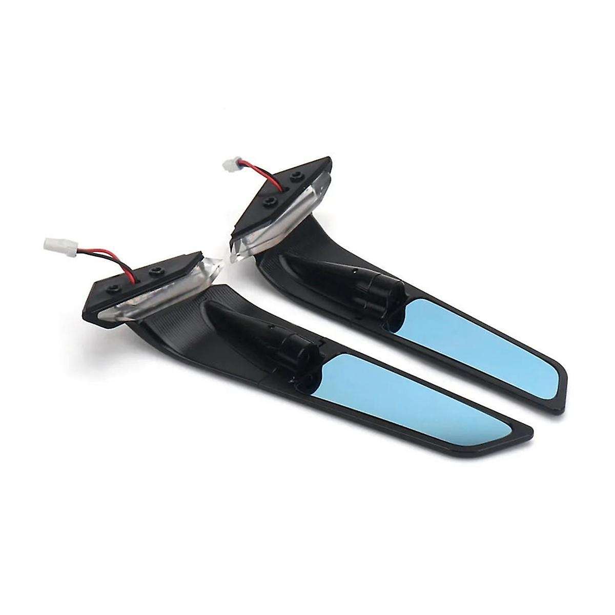 Motorcycle Rear Side Rearview Mirrors with LED Light for Panigale V4 2019-2022 PANIGALE V2 2020-202