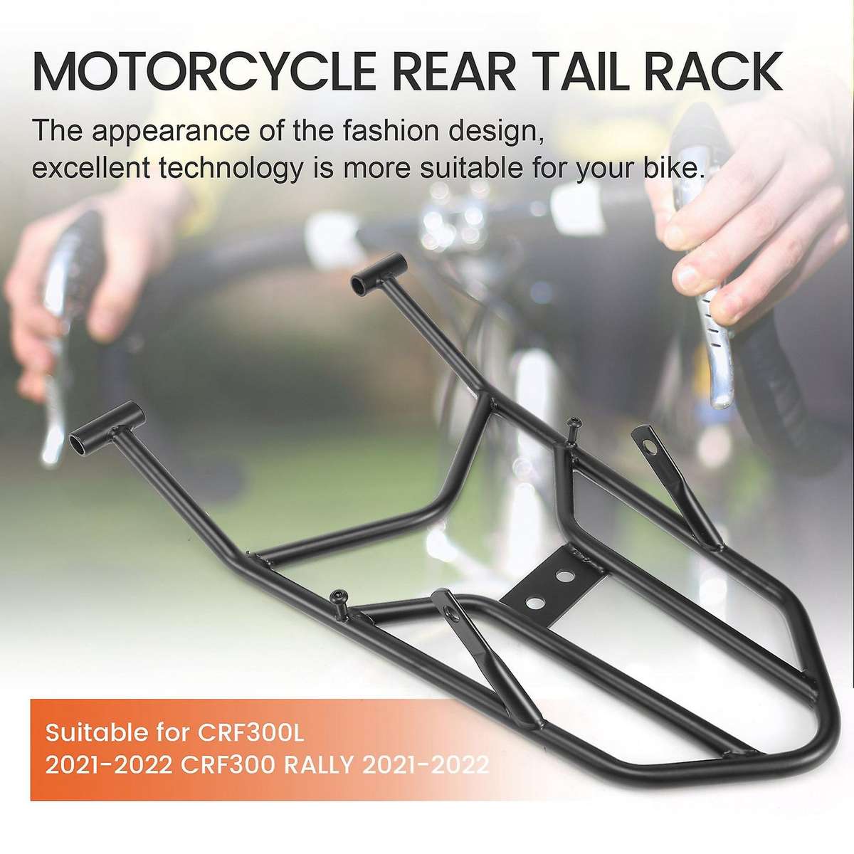 Motorcycle Rear Tail Rack Top Box Case Suitcase Board for Crf300l Crf300l Crf 300 2021 2022