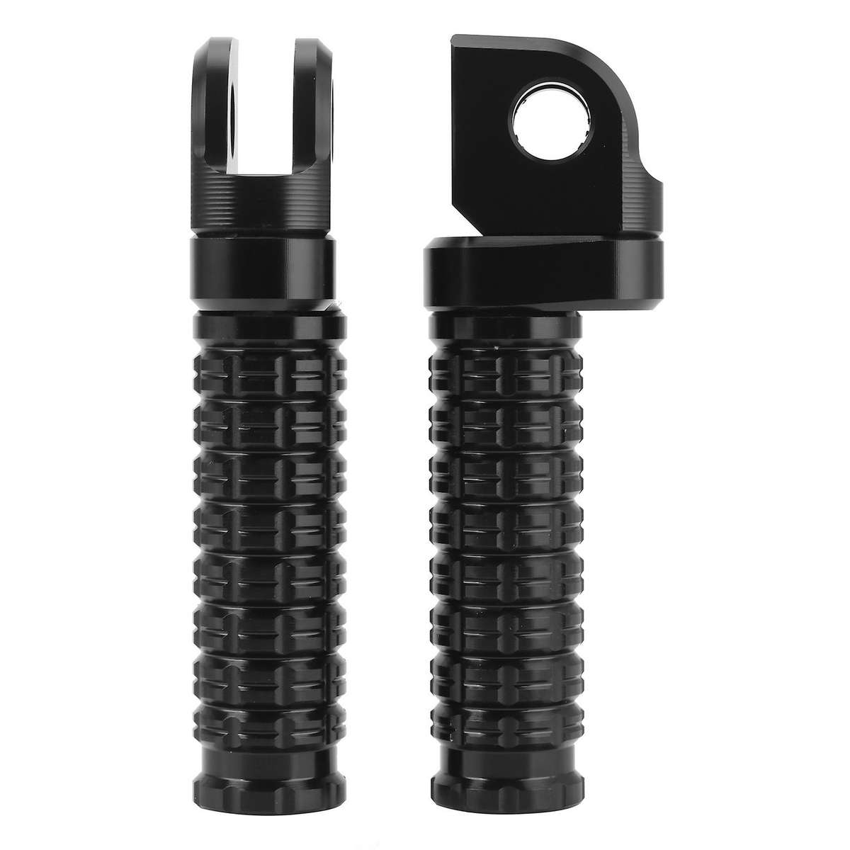 Motorcycle Rotating Front Footpegs Foot Pegs for ZX6R ZX10 R ZX14R ZZR1400 GTR1400 H2 ZRX1200(Black)