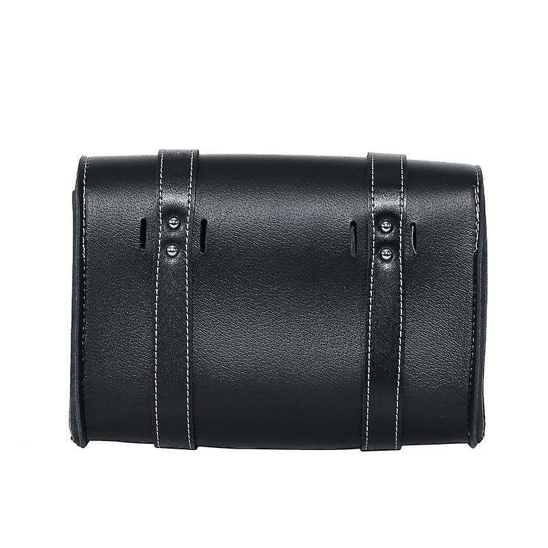 Motorcycle Saddle Bag PU Leather Tool Roll Sissy Bar Bag Motor Side Luggage Travel Tool Tail Bag 2 M