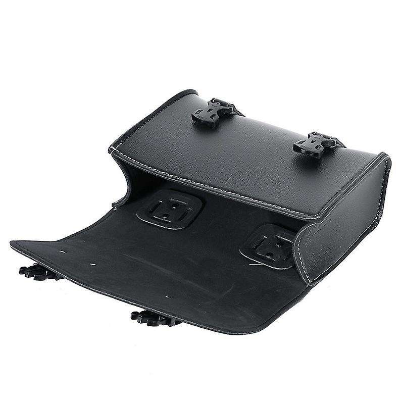 Motorcycle Saddle Bag PU Leather Tool Roll Sissy Bar Bag Motor Side Luggage Travel Tool Tail Bag 2 M