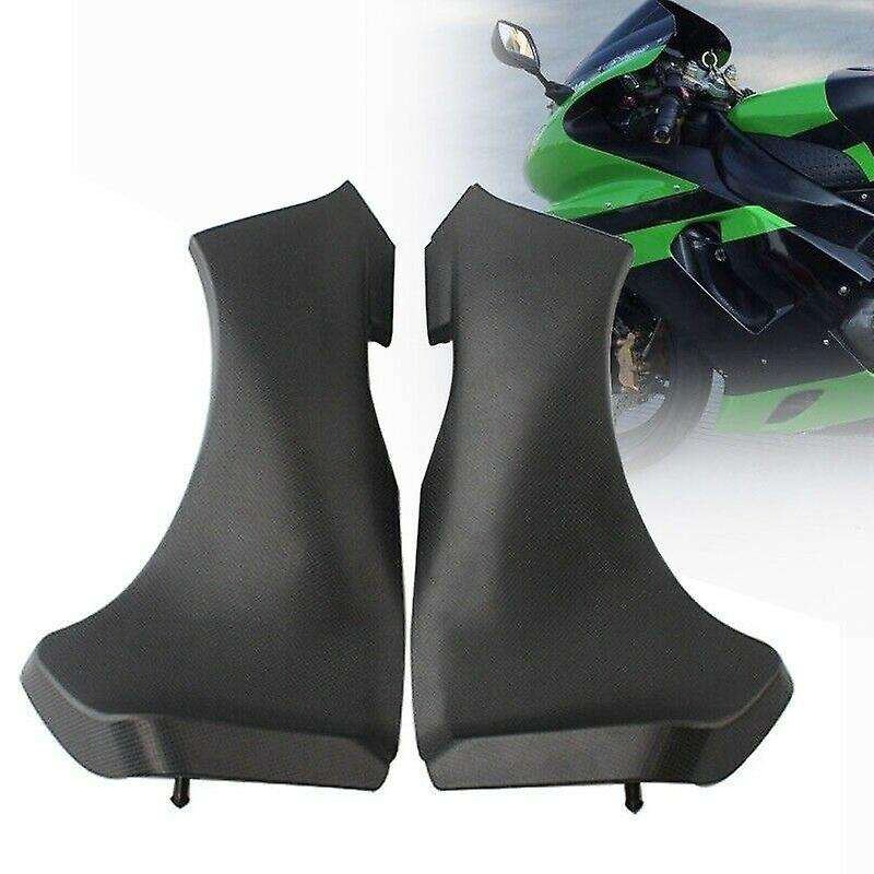 Motorcycle Side Air Duct Cover Fairing Cover Panel Trim Cowl for Ninja ZX6R ZX636 2005-2006