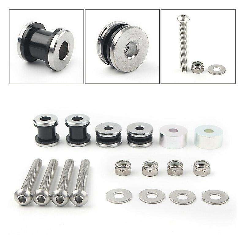 Motorcycle Sissy Bar Luggage Rack Docking Hardware Kit for 1984-2017 Softail Low FLSTC FXST