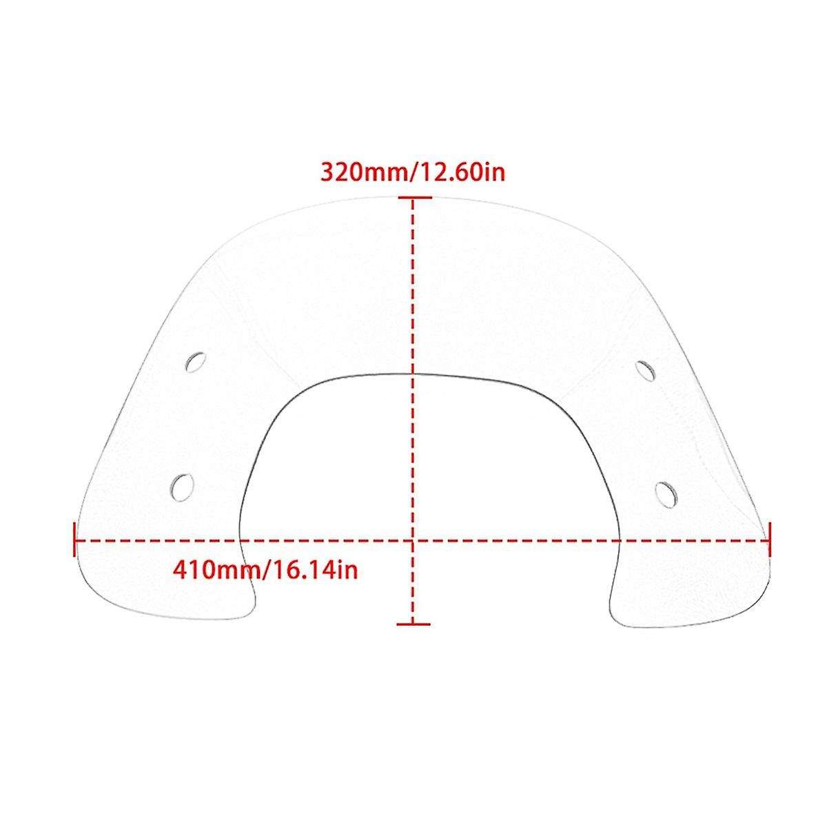 Motorcycle Smoked Black Windscreen Windshield Deflector Protector Wind Screen for Sprint 125 150 201