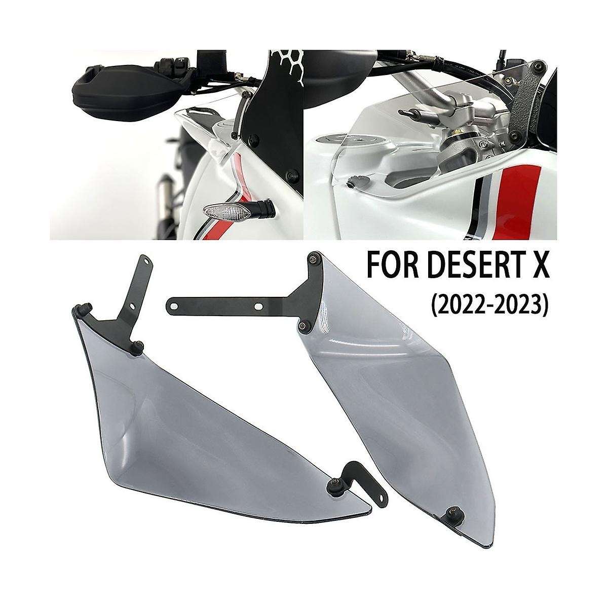 Motorcycle Spoiler Side Shroud for Desert X 2022 2023 Desert X Spoiler 2023 Desert X(grey)