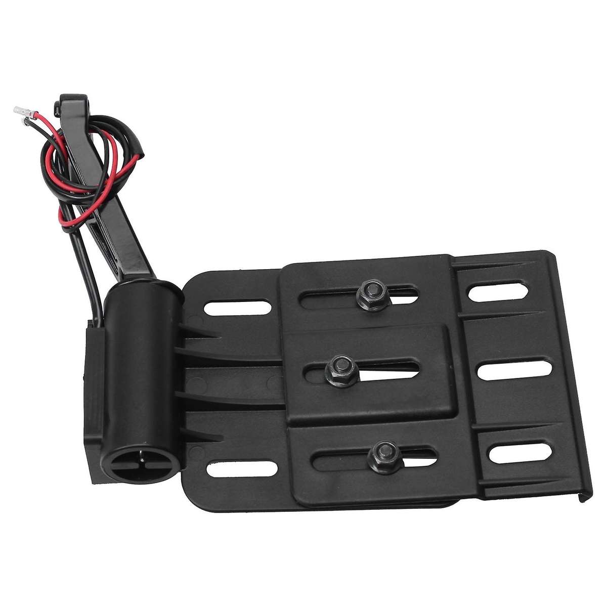 Motorcycle Telescopic Folding LED Light Side Mount License Plate Holder with LED Light for Fat Boy