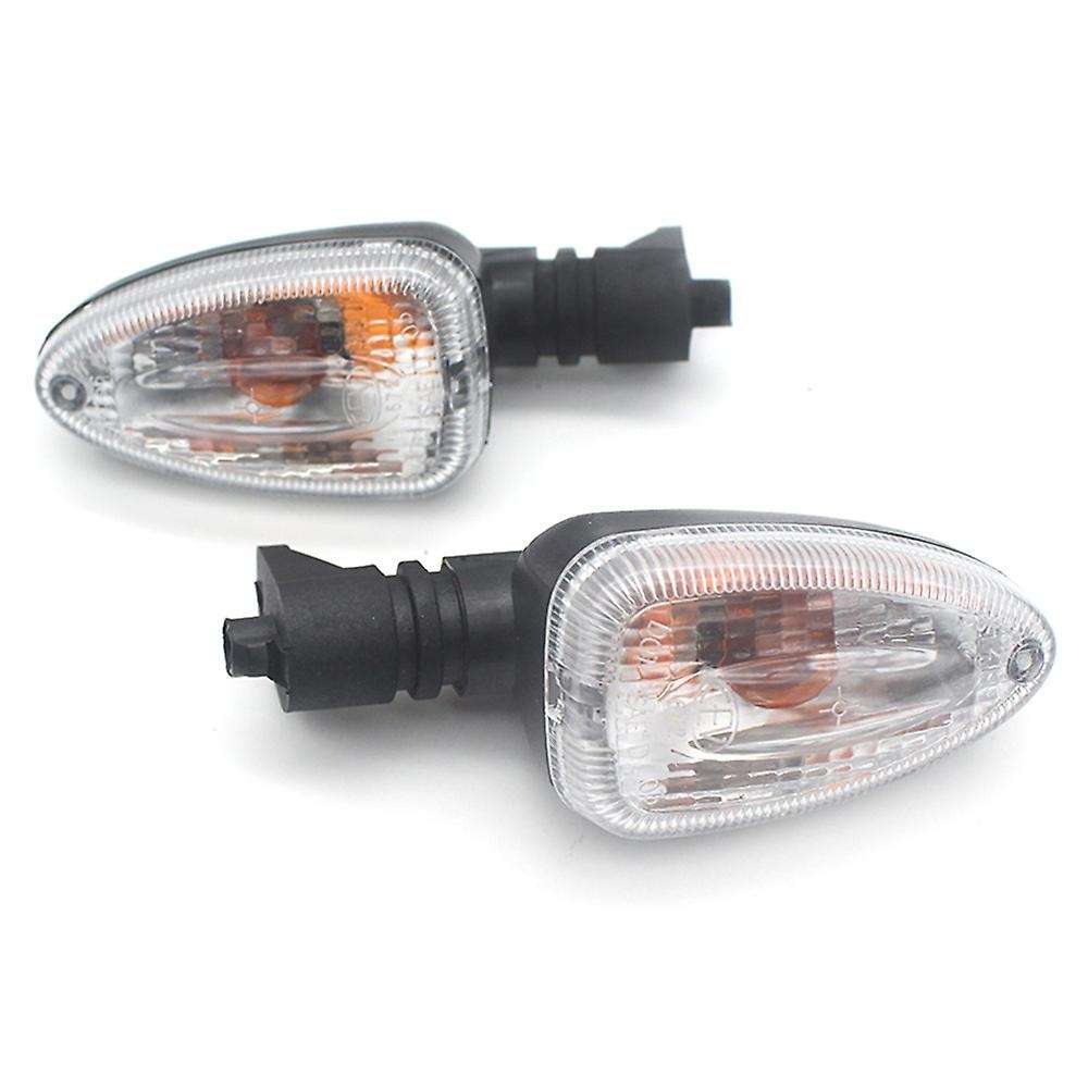 Motorcycle Turn Signal Indicator Lights for K1300R K1200R K1200S F800GS F650GS(Transparent)