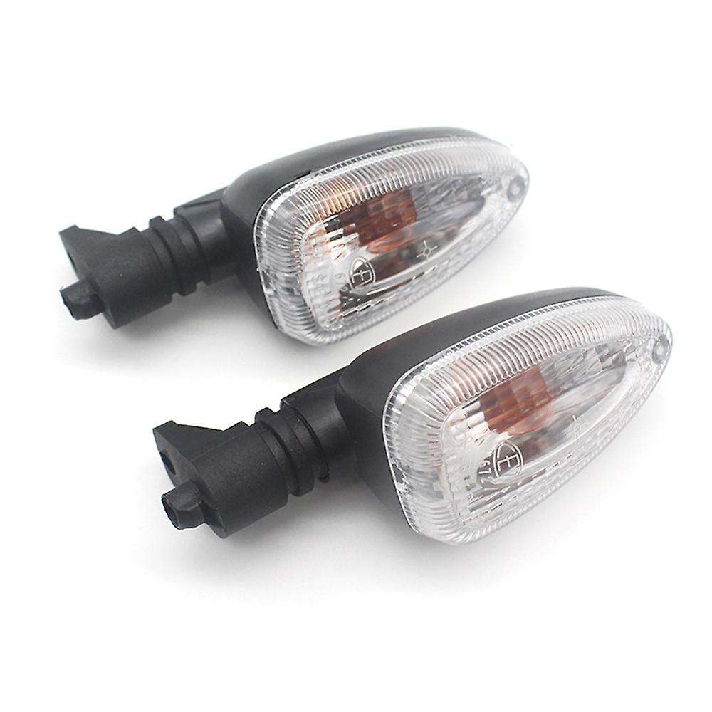 Motorcycle Turn Signal Indicator Lights for K1300R K1200R K1200S F800GS F650GS(Transparent)